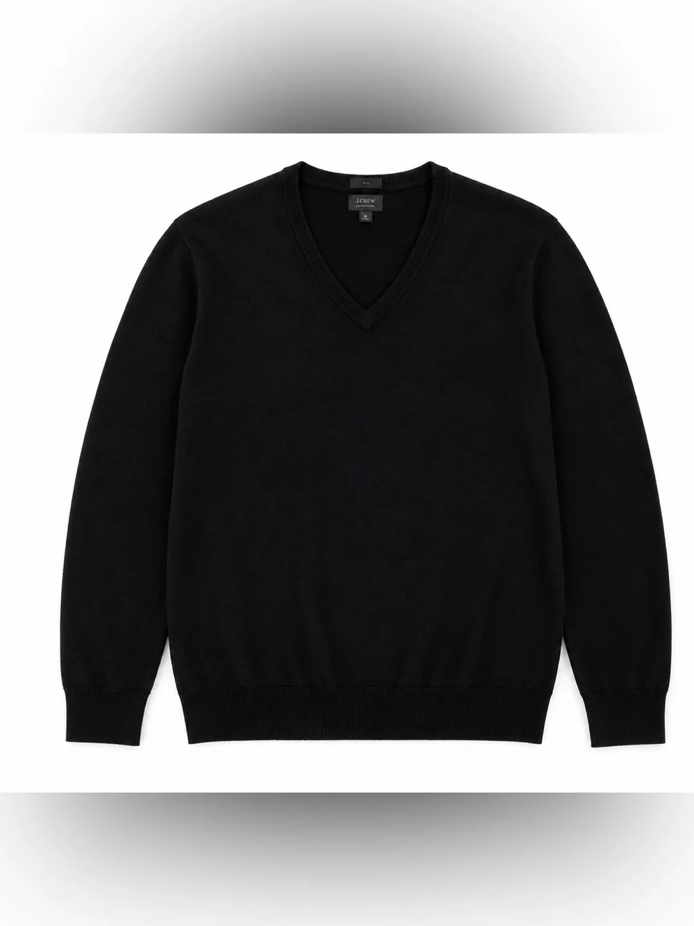 J.CREW MEN BLACK LONG SLEEVE SWEATER,